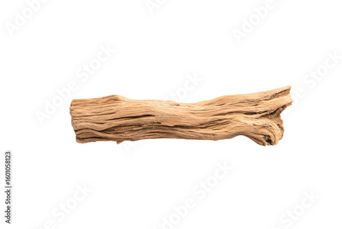 a piece of wood is shown on a white background