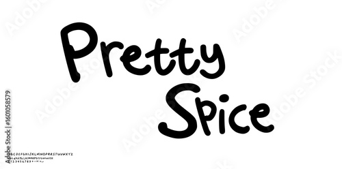 Elegant lettering font handdrawn script style art uppercase, lowercase,numbers, symbols.modern serif fonts typography, doodles, groovy vintage casual creative vector ilustration playful design fashion