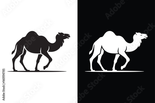 Camel icon isolated vector icon illustration on white background.