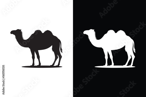 Camel icon isolated vector icon illustration on white background.
