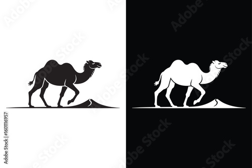 Camel icon isolated vector icon illustration on white background.