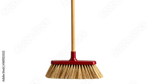 Broom stick with scraper isolated on transparent background. Png