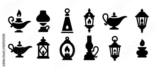 Vintage lamp silhouettes: classic designs for home and decor