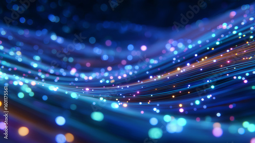 Futuristic Data Visualization in a Cyber Void