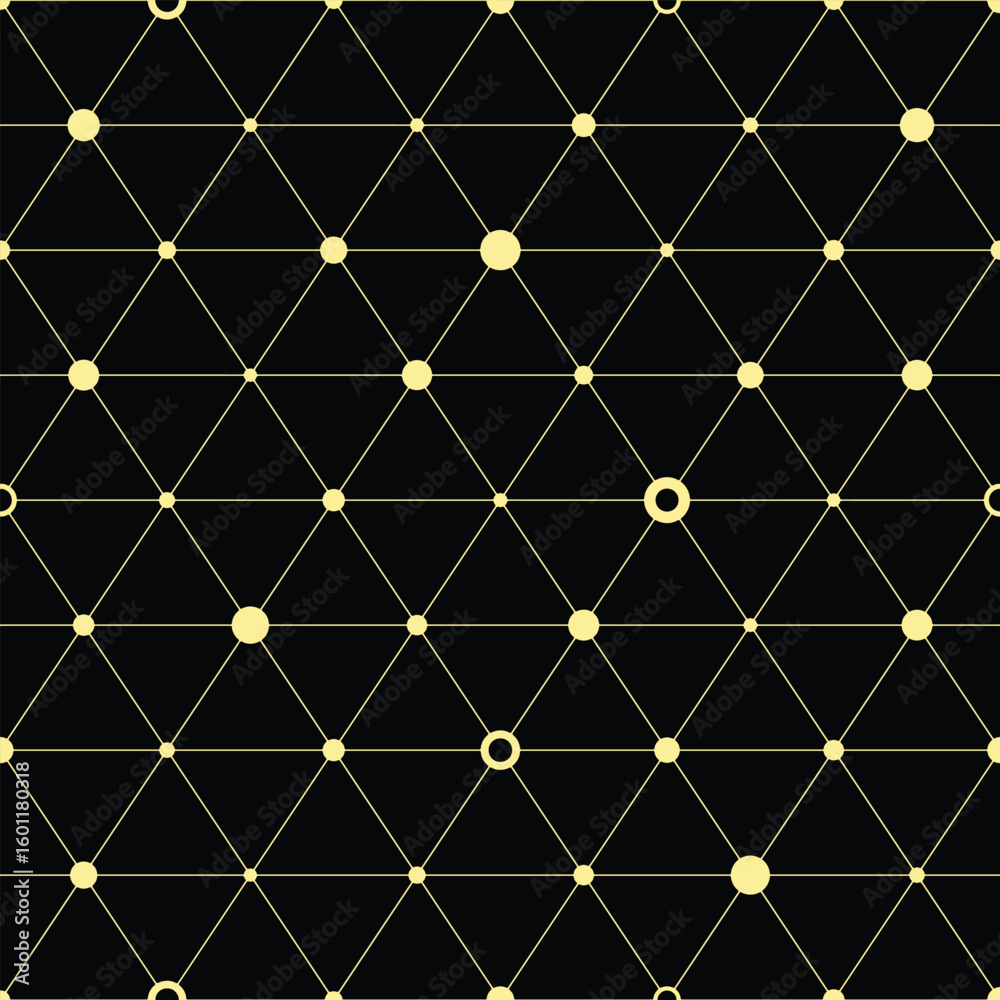 Fototapeta premium Geometric diamond grid seamless pattern.