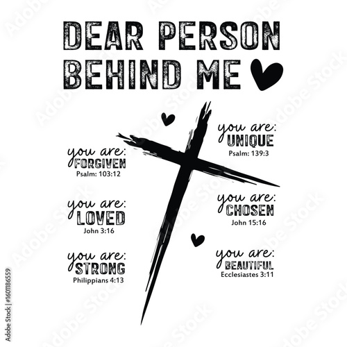 dear person behind me