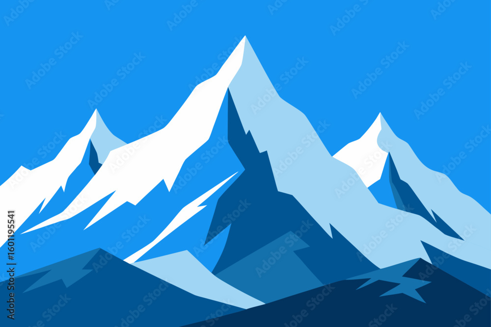 Fototapeta premium winter mountain landscape