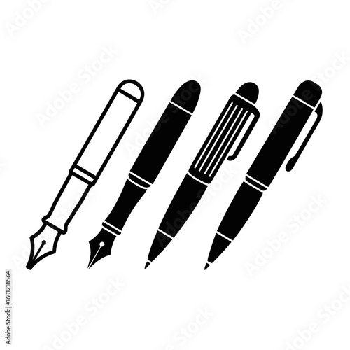 pen icon set