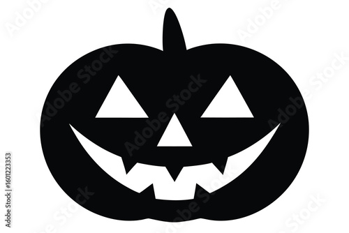 jack o  lantern face vector icon