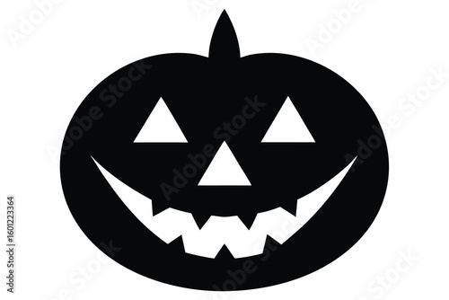 jack o  lantern face vector icon