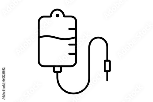 Vector Illustration of IV Drip Icon