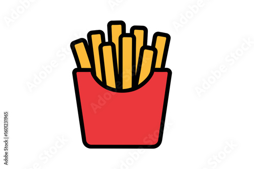 Vector Illustration of French Fries Icon