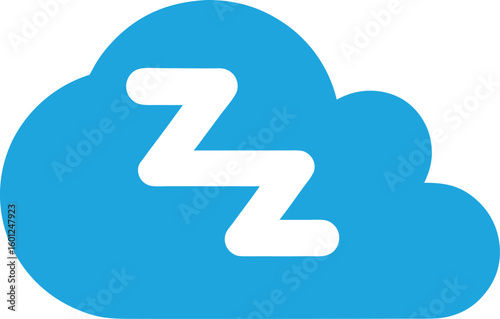 Rest and sleep zzz icon symbol