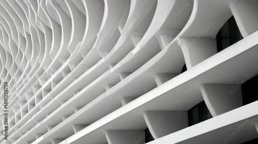 Obraz premium Abstract architectural facade