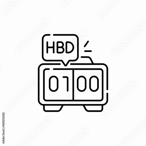 alarm clock icon sign vector
