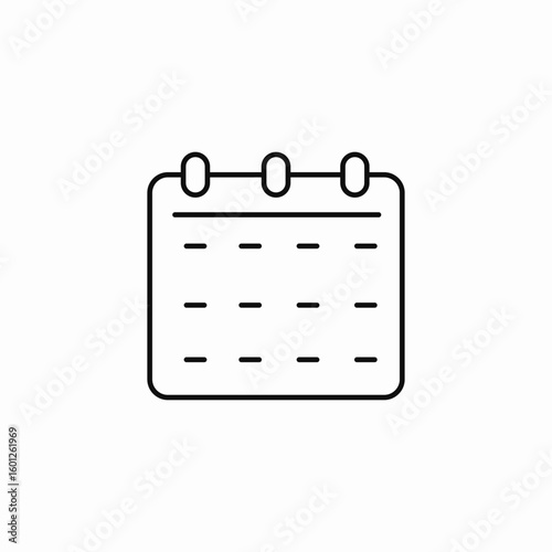calendar date schedule icon sign vector