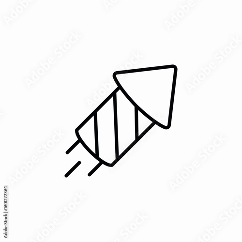 celebration firework icon sign vector