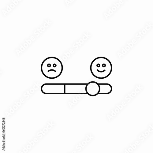 customer rating icon sign vector