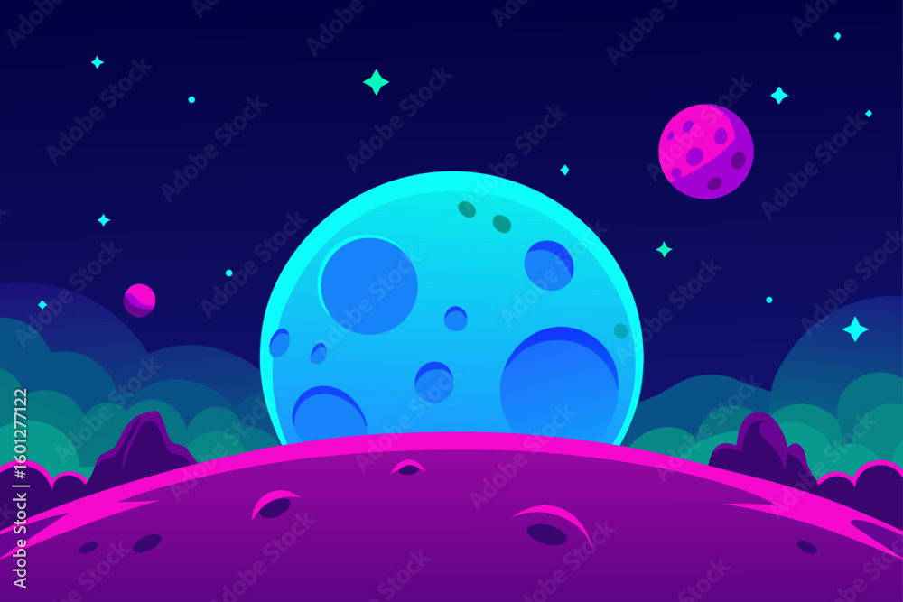 Fototapeta premium ufo in space