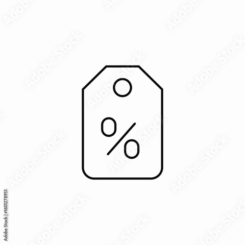 discount price tag icon sign vector