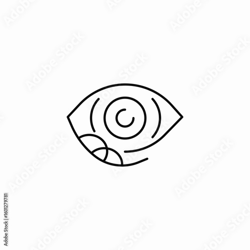 eye stye icon sign vector