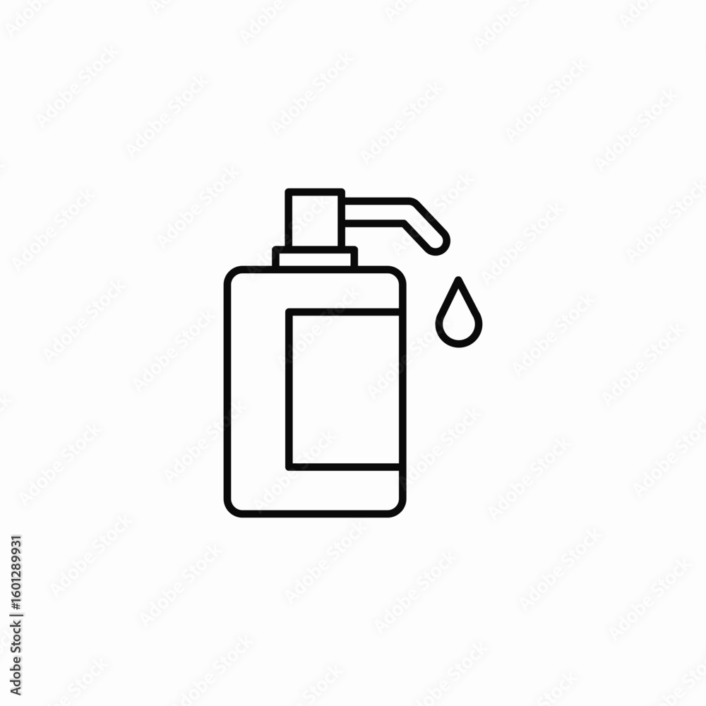 liquid pump bottle icon sign vector liquid pump bottle icon sign vector