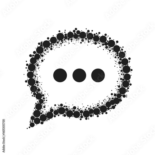 Digital chatbot customer service icon – Instant help for mobile support
