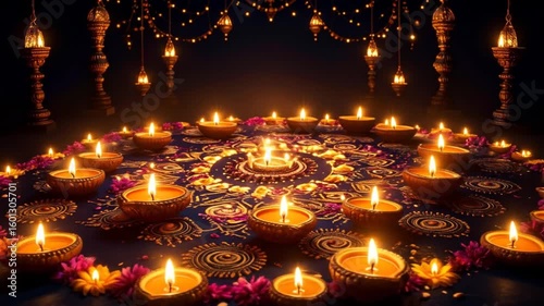 Diwali Celebration:  A Circle of Warmth and Light