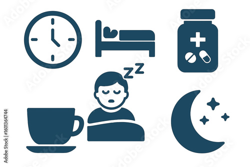 vector featuring a vector black sleep icon set including a sleep icon object, sleep icon picture, and sleep icon image