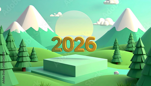 2026 Happy New year text made with soft and 3d wax  material design. Best wishing.banner,illustration,new design