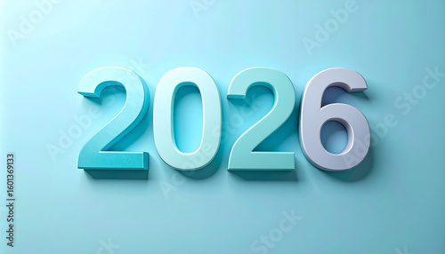2026 Happy New year text made with soft and 3d wax  material design. Best wishing.banner,illustration,new design