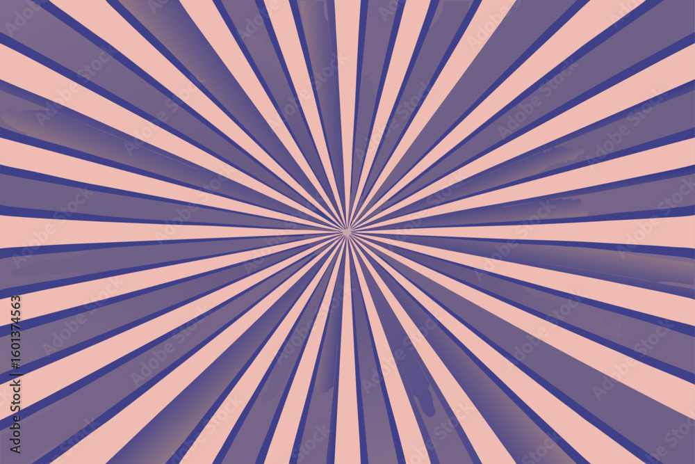 Fototapeta premium Radial Sunburst Pattern With Purple And Pink Lines background