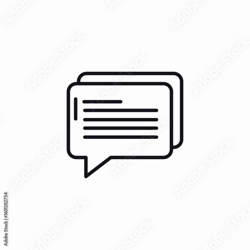 note comments icon sign vector