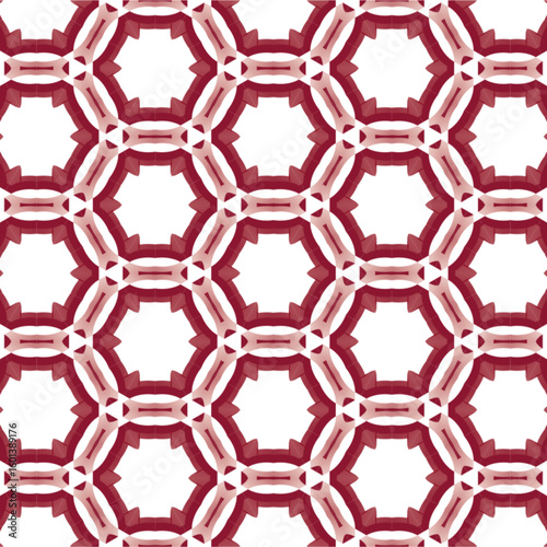 Seamless Abstract Vector Texture for Floor Mockups, Game Design, and 3D Surfaces Red Christmas Geometric Repeating Pattern Vector for Architecture Visualization and Interior Decoration