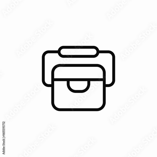 freezer appliance icon sign vector