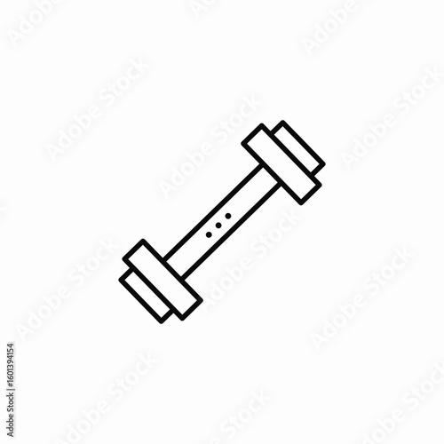 gym weight icon sign vector