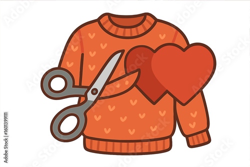 Breathing new life into a vintage T-shirt by repurposing it with paint and scissors, thus resurrecting the garment