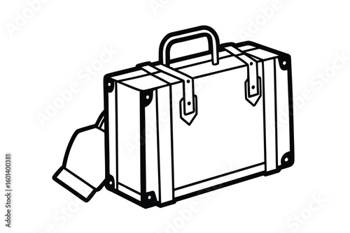 Suitcase With Travel Tags