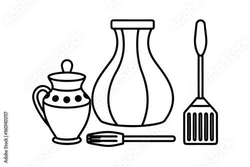 Pottery Tools Flat Lay