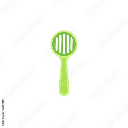 Medical spoon instrument green