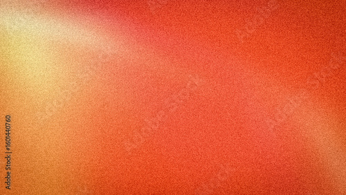 Dynamic 4K abstract background featuring a bold, blurred grainy texture with fiery red, vibrant orange, and bright yellow gradient transitions