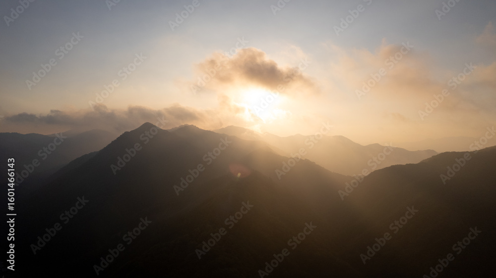 Fototapeta premium 山脈の風景