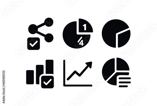 solid icon isolated share equity unit share fraction token share pie segment share lot size share market inde share allocation chart