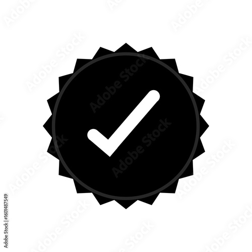 verified badge icon symbol with check mark
