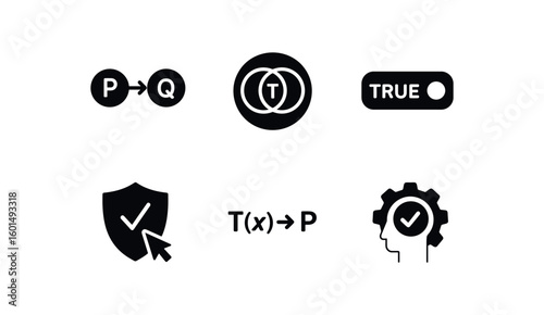 solid icon isolated tth proposition node tth theory diagram tth value binary indicator tth verification protocol tth mapping function tth inference engine