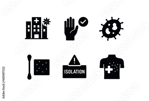 solid icon isolated hospital acqui infection nosocomial surveillance protocol hospital acqui infection hand hygiene compliance rate hospital acqui infection multidg resistant isolate