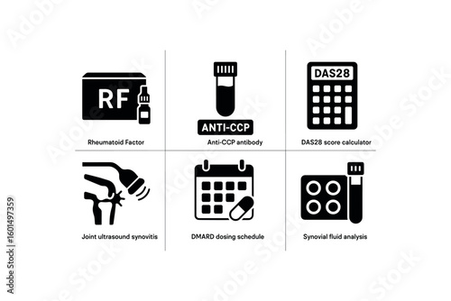 solid icon isolated rheumatoid arthritis rheumatoid factor ELISA kit rheumatoid arthritis anti CCP antibody assay rheumatoid arthritis DAS28 score calculator rheumatoid arthritis joint