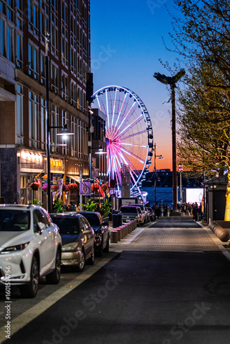 Ferris Wheel Glow at National Harbor Dusk