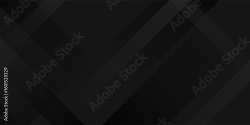 Black abstract background. Elegant dark diagonal shape elements.