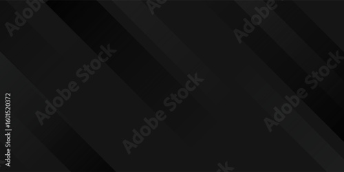 Black abstract background. Elegant dark diagonal shape elements.
